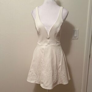 Lulus White Sleeveless Dress